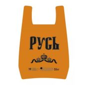 Пакет Майка 30+16х55 РУСЬ ПНД Оранжевый 1000/100